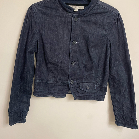 Women’s Fitted Tommy Hilfiger Denim Jacket Size M - Picture 3 of 4